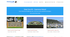 Desktop Screenshot of deepcovebc.com